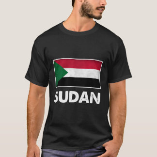 Sudan Sudanesiska Flagga T Shirt