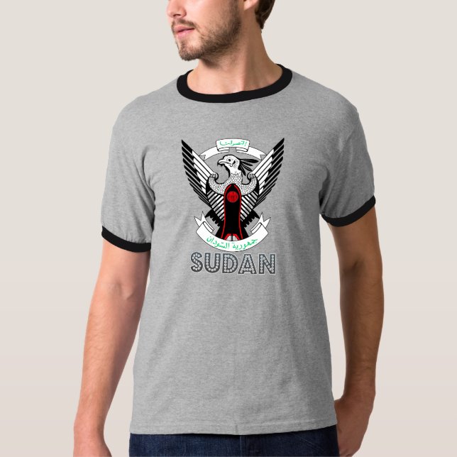 Sudan vapensköld t-shirt (Framsida)