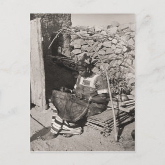 Sudanesiska kvinna vykort