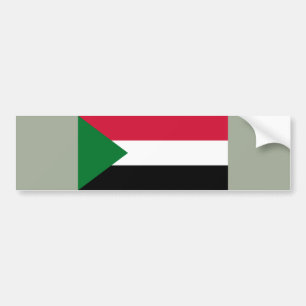 Sudans flagga bildekal
