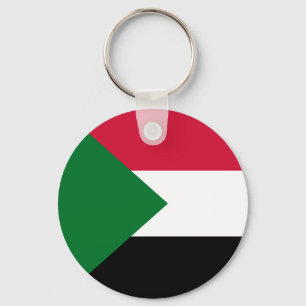 Sudans flagga nyckelring