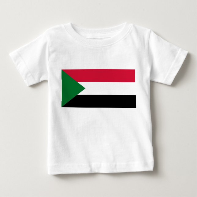 Sudans flagga t shirt (Framsida)