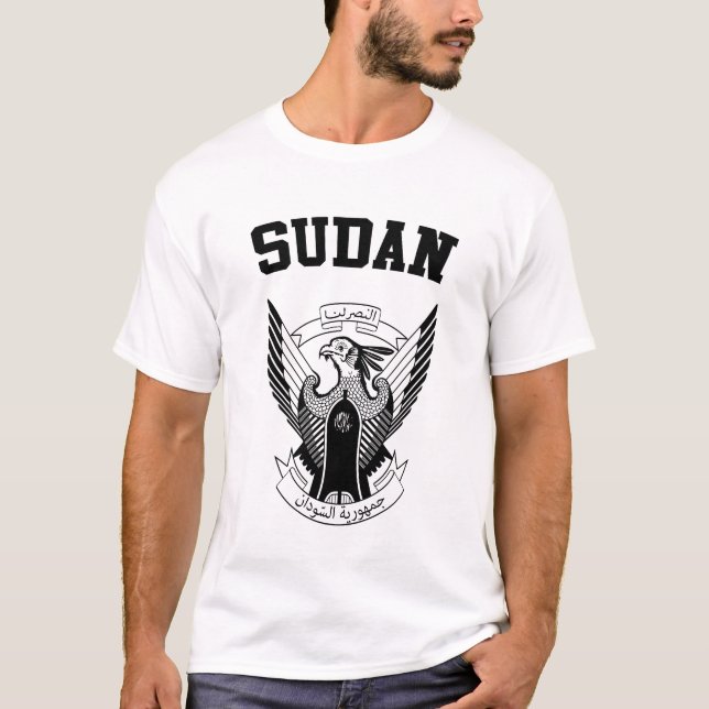 Sudans Jacka av Arm T-shirt (Framsida)
