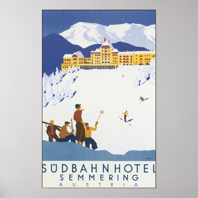 Sudbahn Hotel Semmering Austria Poster (Framsidan)