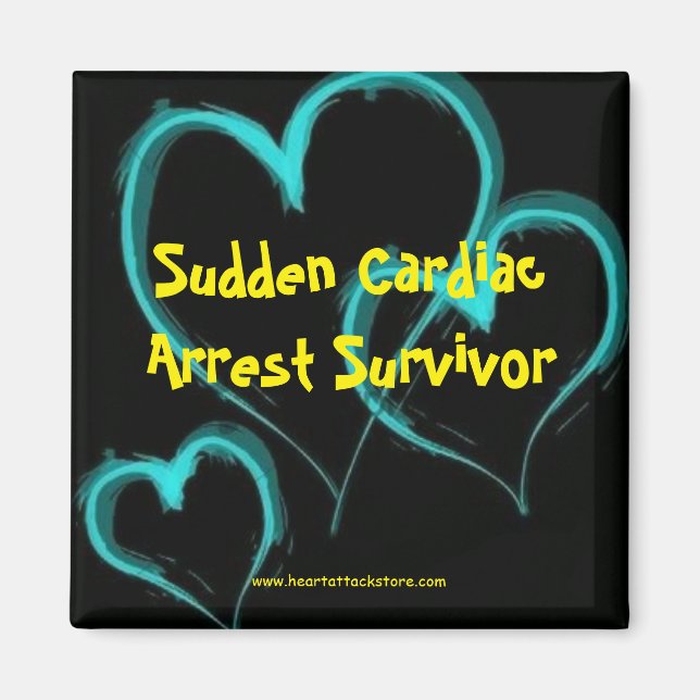 Sudden Cardiac Arrest Survivor Magnet (Framsidan)