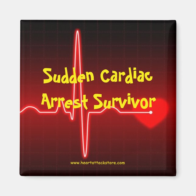 Sudden Cardiac Arrest Survivor Magnet (Framsidan)