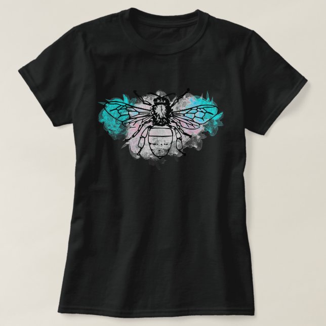 Sudden Cardiac Arrest Survivor, red-ribbon butterf T Shirt (Design framsida)