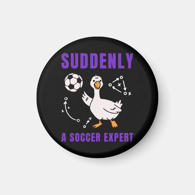 Suddenly a soccer expert magnet (Framsidan)