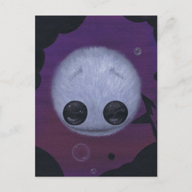 suddig bubbla boll-vykort vykort (Framsida)