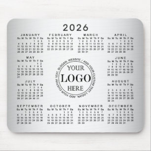 Suddigt grått bakgrund Anpassad logotyp 2026 Kalen Musmatta