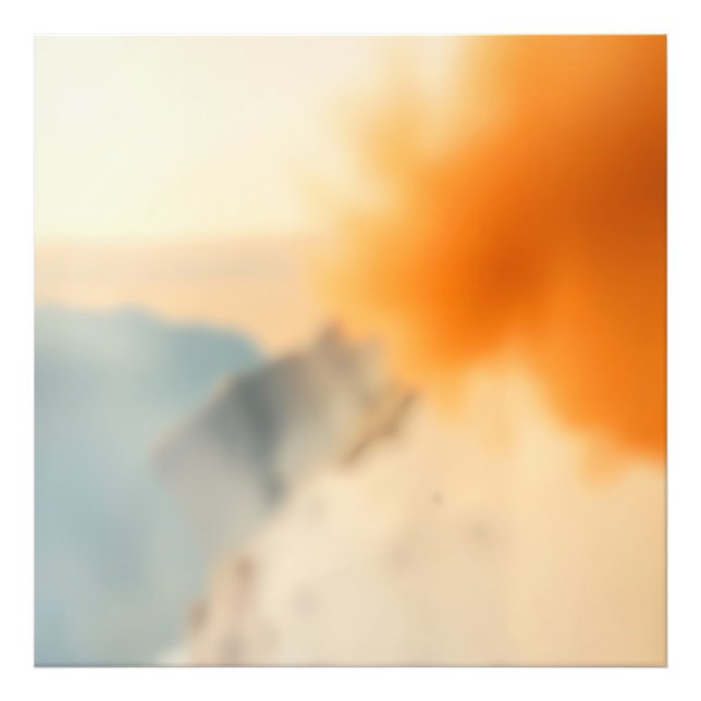 Suddigt Konst Neutralt Varmt Abstrakt Fototryck (Framsidan)
