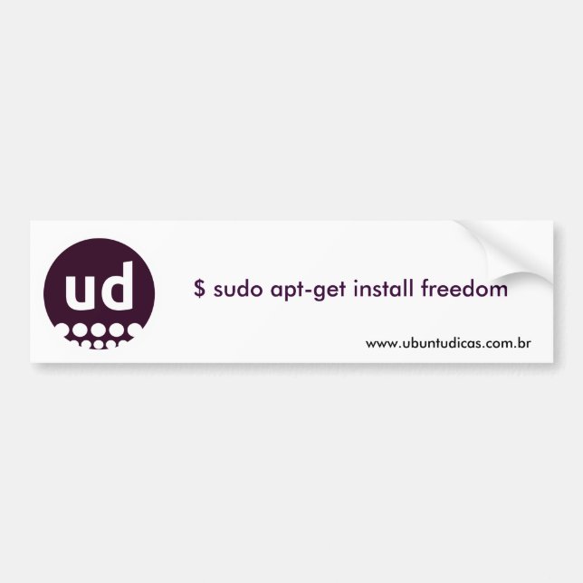 $ sudo apt-get install freedom bildekal (Framsidan)
