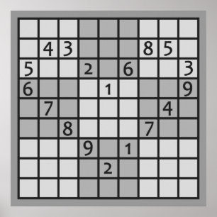 SUDOKU-affisch Poster