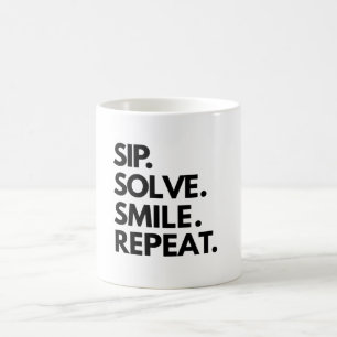 Sudoku Älskare Kopp of Choice:Sip Solve Smile Repe