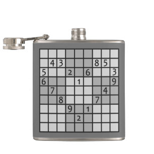 SUDOKU-anpassningsbarflaska Fickplunta
