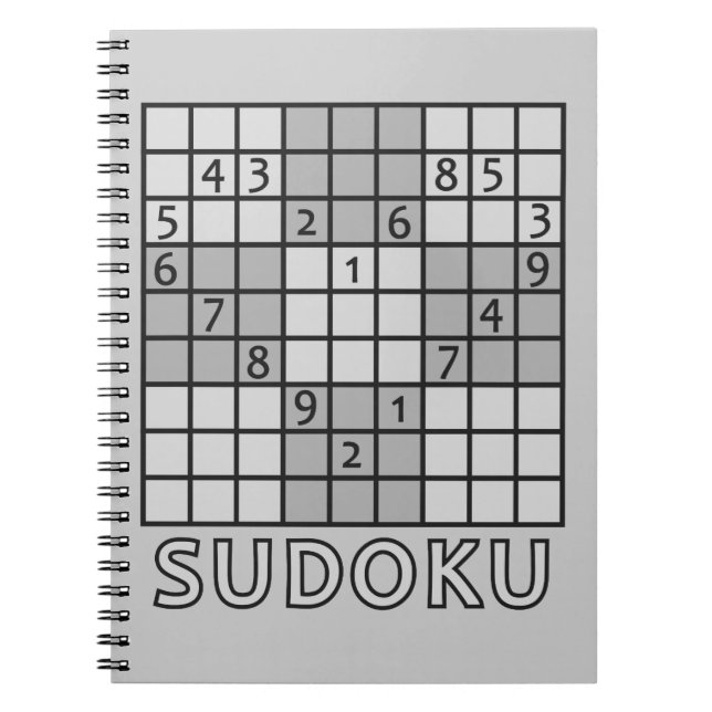 SUDOKU-anteckningsbok Anteckningsbok (Framsidan)