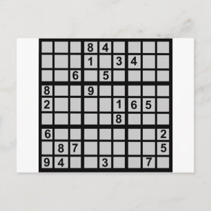 Sudoku - Braintaser Vykort