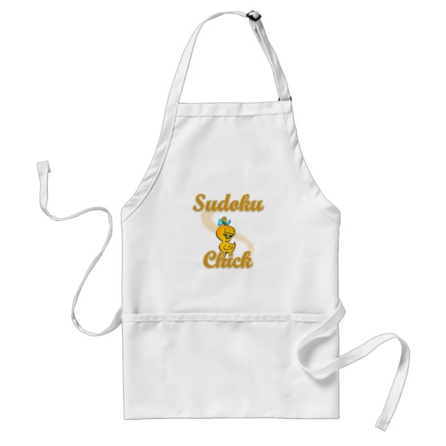 Sudoku Chick Förkläde (Framsidan)
