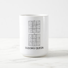SUDOKU Drottning ROLIG Kaffemugg