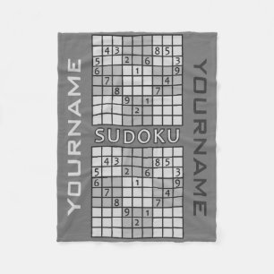 SuDOKU-filtar för anpassningsbar Fleecefilt