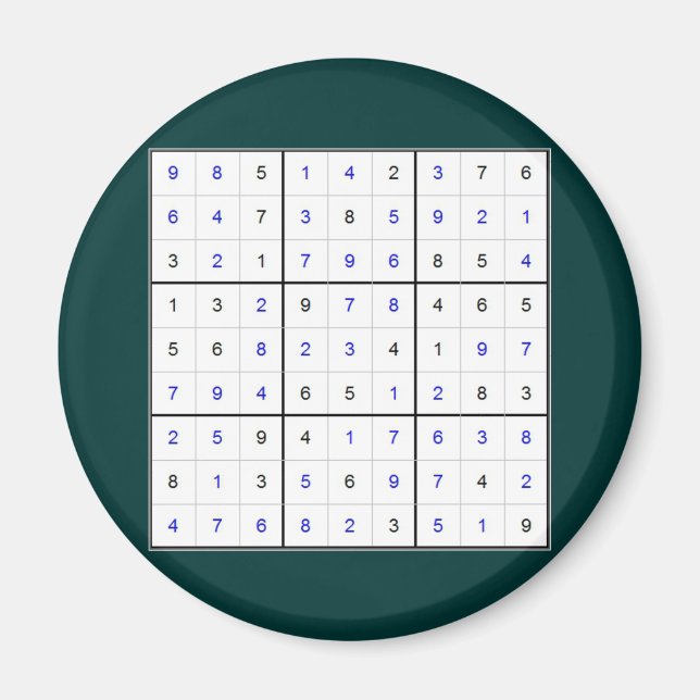 sudoku magnet (Framsidan)