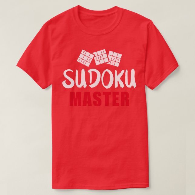 Sudoku Master T Shirt (Design framsida)