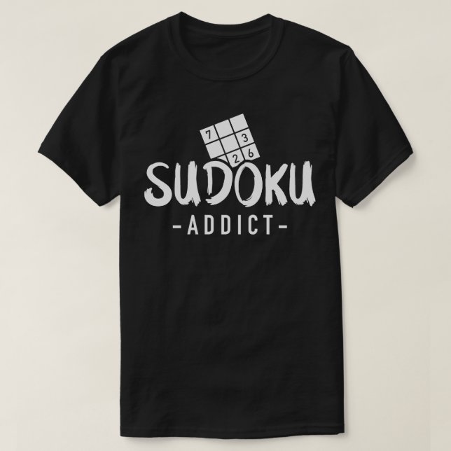 Sudoku missbrukare t shirt (Design framsida)