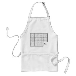 Sudoku Monogram Förkläde