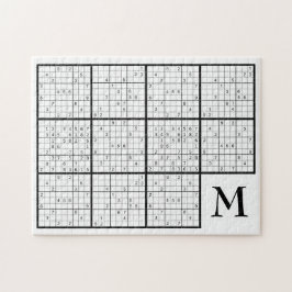 Sudoku Monogram Jigszle Puzzle Pussel