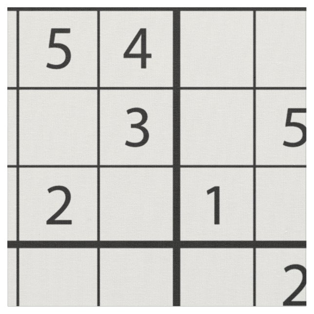 Sudoku mönster tyg (Närbild)