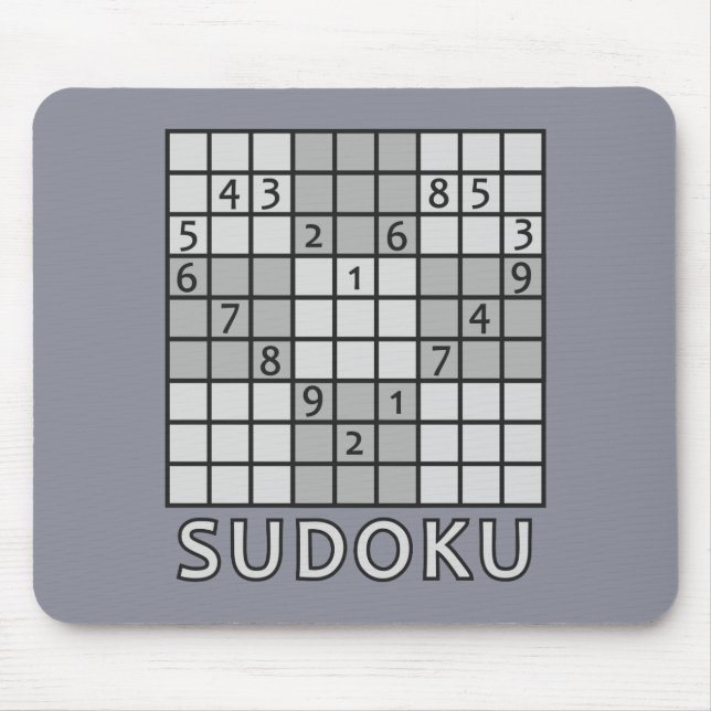 SUDOKU-mousepad Musmatta (Framsidan)