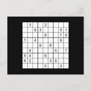 Sudoku-postkort Vykort
