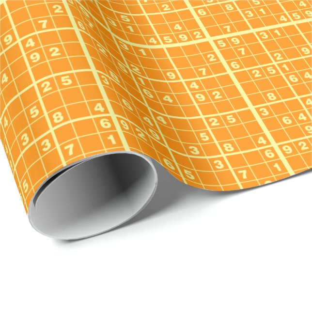 Sudoku Presentpapper (Rullad Hörn)