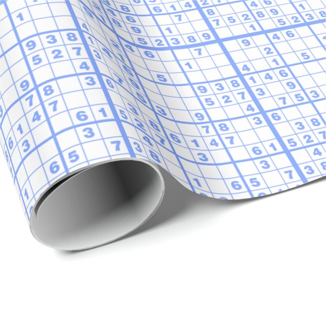 Sudoku Presentpapper (Rullad Hörn)
