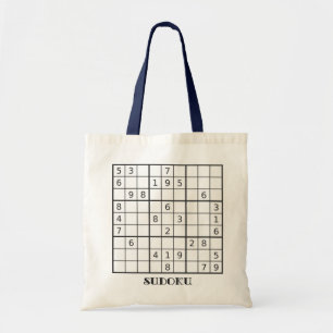 SUDOKU-PUSSEL HÄNGER LÖS TYGKASSE