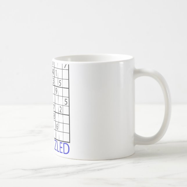 Sudoku pussel kaffemugg (Höger)