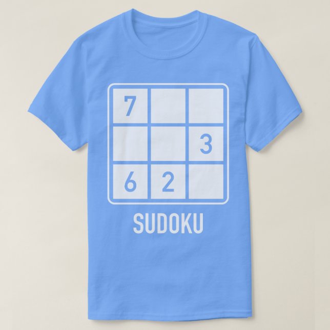 Sudoku puzzel 1 t shirt (Design framsida)
