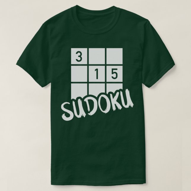 Sudoku puzzel 2 t shirt (Design framsida)