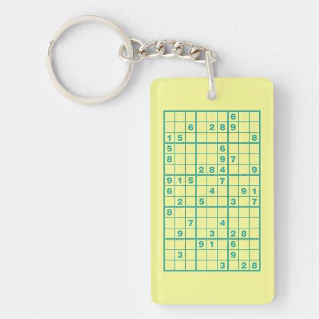 Sudoku Puzzle Keychain (Framsidan)