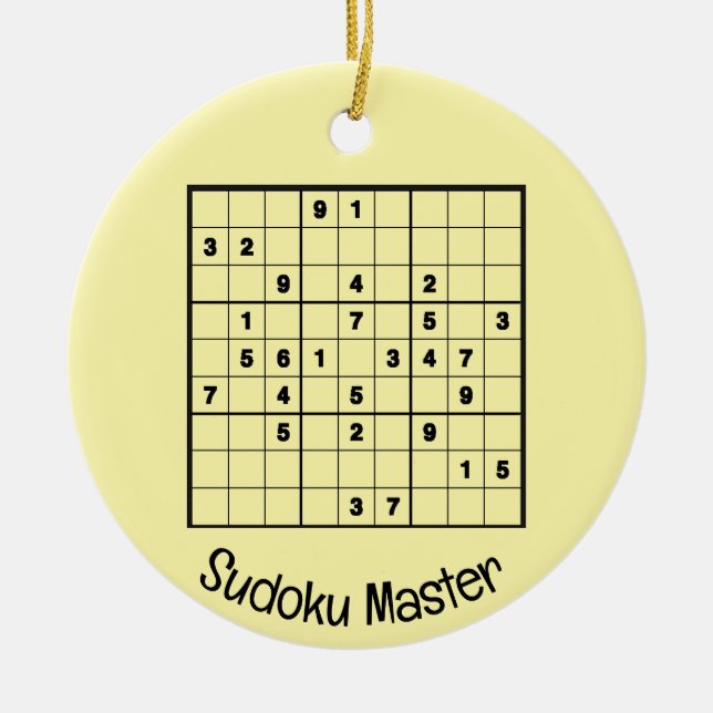 Sudoku Puzzles design Ornament (Framsidan)