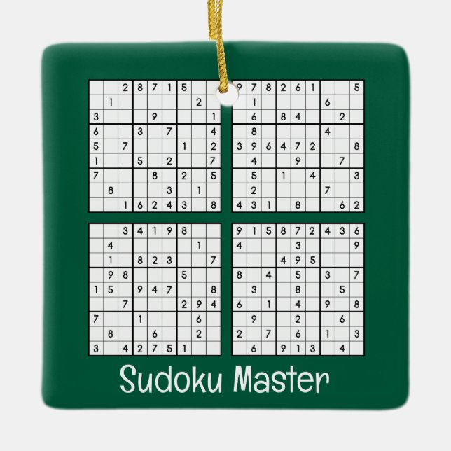Sudoku Puzzles design Ornament (Framsida)