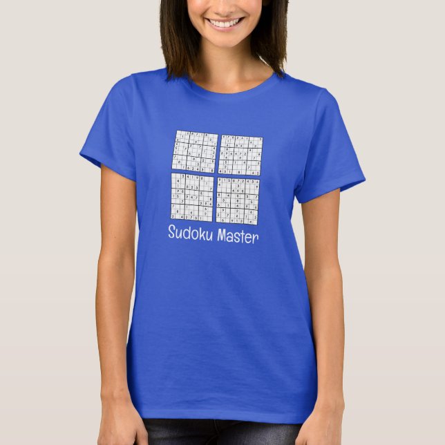 Sudoku Puzzles design T Shirt (Framsida)