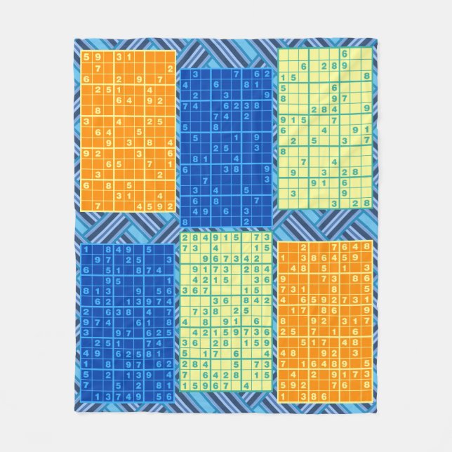 Sudoku Puzzles Fleecefilt (Framsidan)