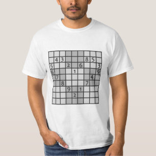 SUDOKU-skjortor - välj stil, färg Tee Shirt