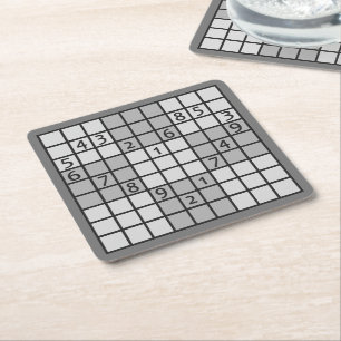 SUDOKU underläggs Underlägg Papper Kvadrat