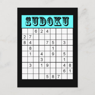 Sudoku-vykort Vykort