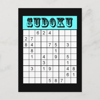 Sudoku-vykort Vykort