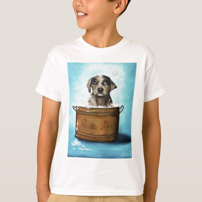 Suds för hund n t-shirt (Framsida)