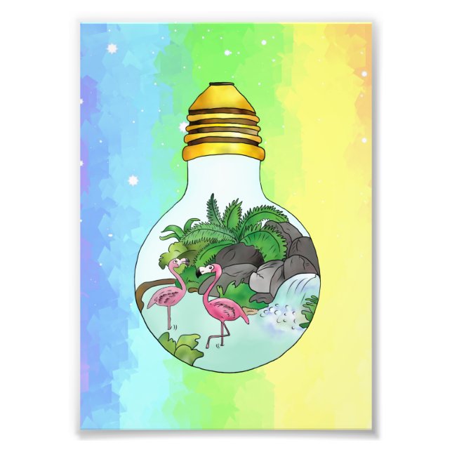 Südsee im Glas  Fototryck (Framsidan)