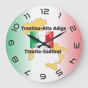 Südtirol - Alto Adige - Italien - Italia Uhr Stor Klocka